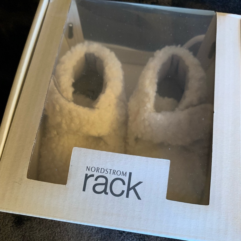 Nordstrom rack baby slipper shoes. Never worn. New in box.
